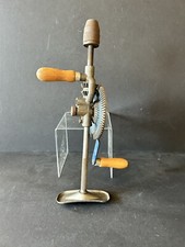 Ancienne Chignole - Perceuse à main - Vintage - métal bleu