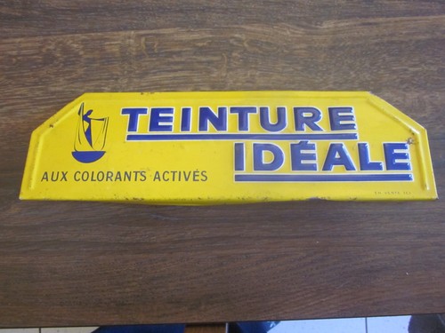 Plaque tole teinture - plaque,