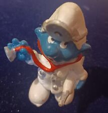Figurine Schtroumpf Docteur. Occasion.