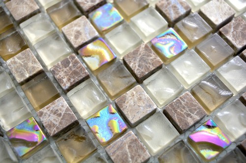 Mosaïque cristal translucide