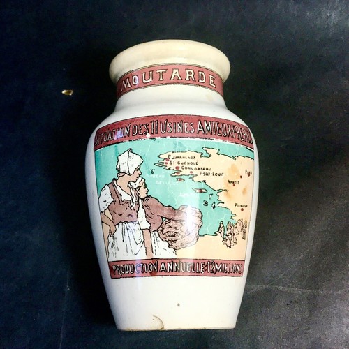 Rare ancien pot moutarde - rare,