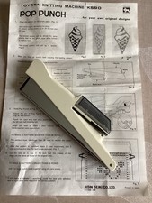 Perforateur pour cartes de programmation Toyota machine à tricoter