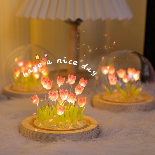 Tulipe veilleuse chevet clair - veilleuse,