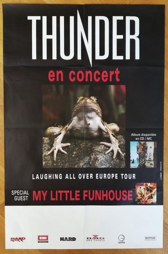 Thunder affiche concert - thunder,