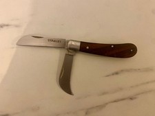 Ancien Couteau d'électricien double lame STANLEY
