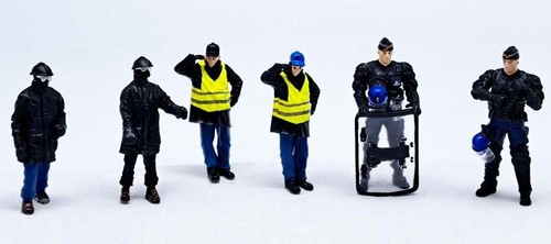 Perfex figurines - x6, –