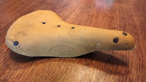 Ancienne selle vélo - , dunlop