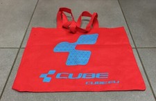SACOCHE MUSETTE ROUGE VELO CYCLISME COLLECTOR VINTAGE SPONSOR TEAM CUBE BIKES