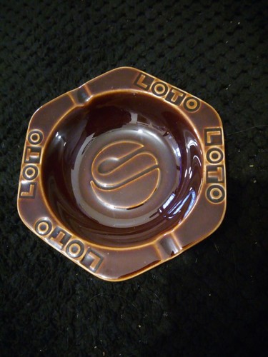 Beau cendrier marron - cendrier,