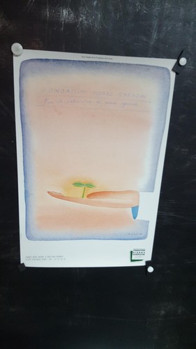 Affiche folon pour monde - le,