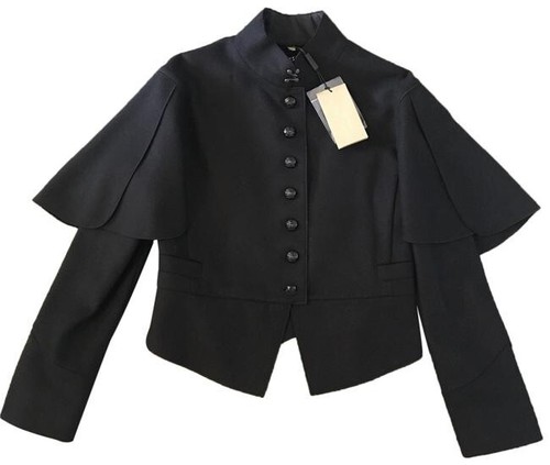 New burberry black cape jacket - new,