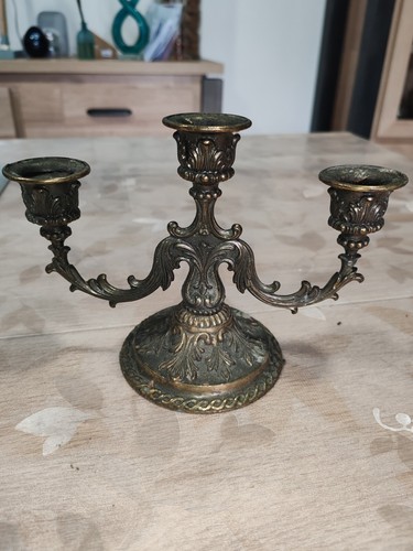 Ancien chandelier bougeoir - ancien,