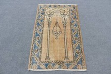 Tapis vintage, petit tapis 2,6 x 4,1 pieds, tapis turc, tapis marocain, tapis...
