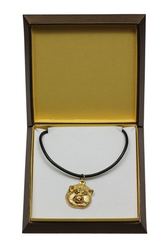 Akita inu - akita,, collier