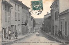 CPA 38 SAINT SYMPHORIEN GRANDE RUE QUARTIER DE LA POSTE