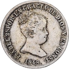 Espagne, Isabelle II, 1 Réal