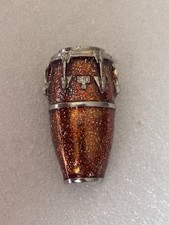 Pin’s Conga LP Pailleté musique Reggae Percussion Signé Future Primitive USA