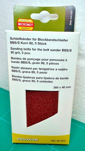 Proxxon bande abrasive - bande, x
