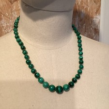 Collier En Malachite Dégradé