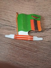 PLAQUE METAL DRAPEAU BISCUITS