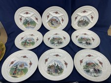 9 assiettes à asperges