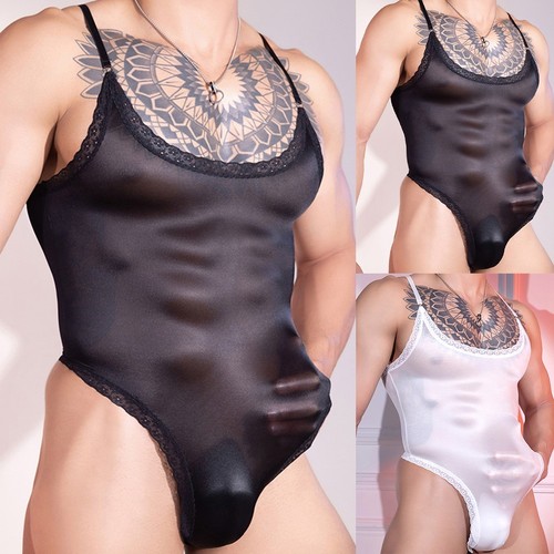 Body homme brillant sans