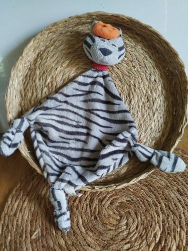 Doudou plat chat - , gris