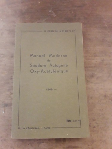 Livre ancien manuel moderne - ancien, de