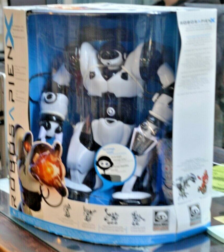 Wowee white black robosapien - &,