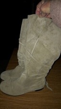 Rosa Lipty Bottes en daim beige P 36