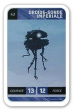 Star Wars Carte Leclerc 2018  Collector Solo N°43 Droide-Sonde Imperiale