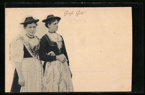 Carte postale femmes - , en
