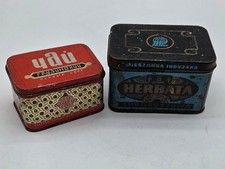 2 Boîtes publicitaires métal