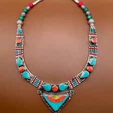 Collier unique tibétain rare