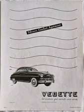 Belle Publicité Presse Ancienne 1950  Ford Automobile Vedette 1950 Dessin Troy