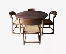 SUITE DE 4 CHAISES BAUMANN VINTAGE 1960 ANNEES 60 SIXTIES RETRO 60's