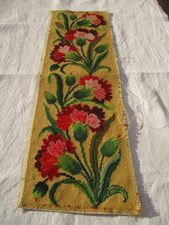Bande tapisserie brodée main