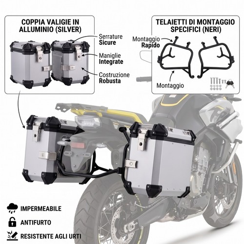 Valises latérales cruizer - latérales,
