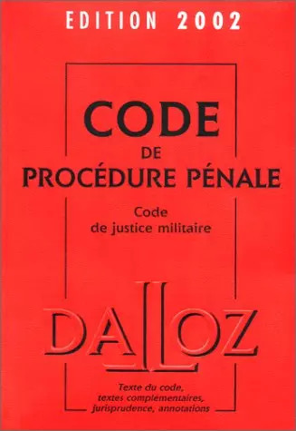 Code procédure pénale - code, de