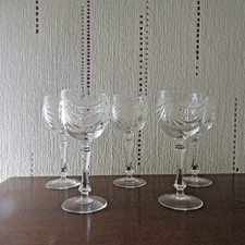 5 verres a vin rouge en