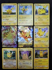 Lot 9 Cartes Pokémon Pikachu