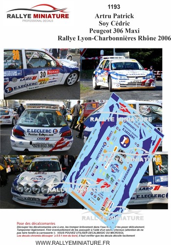 Decals ref 1193 - ref, peugeot