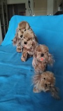 4 PELUCHES ANCIENNES DE 50 ans Collection et créationCREATION OSB Made France 