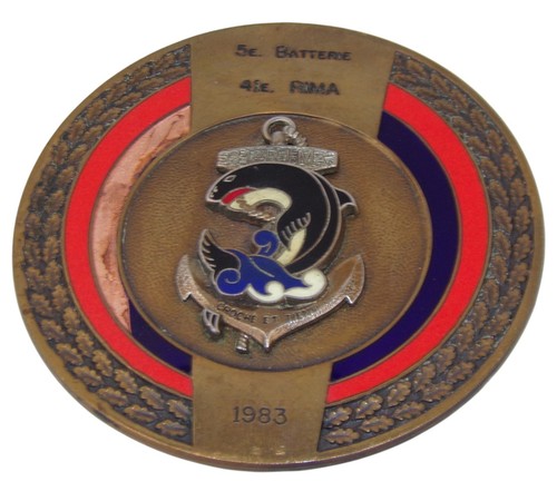 Plaque 5ème batterie 41ème