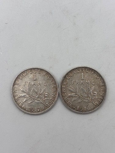 Lot pièces franc semeuse - 2, 1