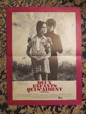 Affiche 1971 DEUX ENFANTS QUI