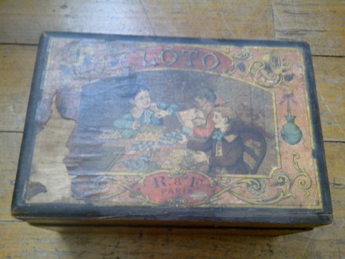Ancien coffret boite jeu - ancien,
