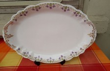 SAZERAT LÉON : Plat Ovale De