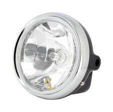 Phare Rond Universel Noir Optique Ø170mm