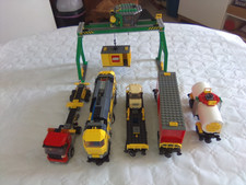 LEGO VRAC TRAIN REF 7939 OCCASION EN BON ETAT VINTAGE A COMPLETER 
